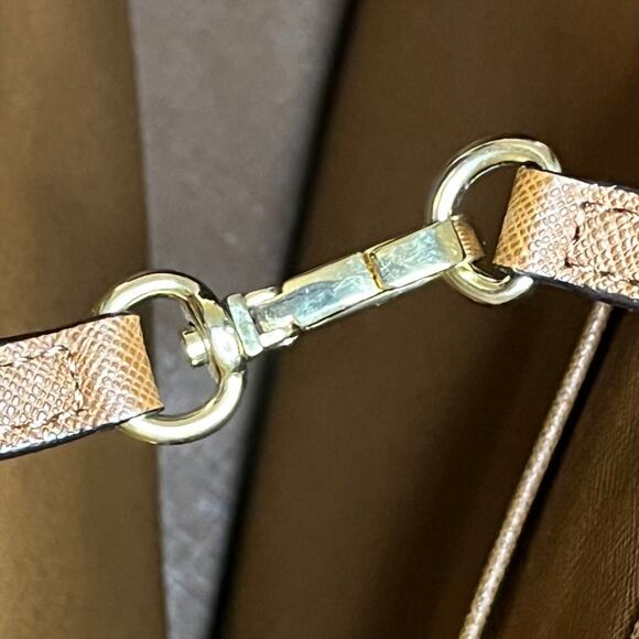 Michael Kors Acorn Brown Leather Tote Bag - Picture 14 of 14